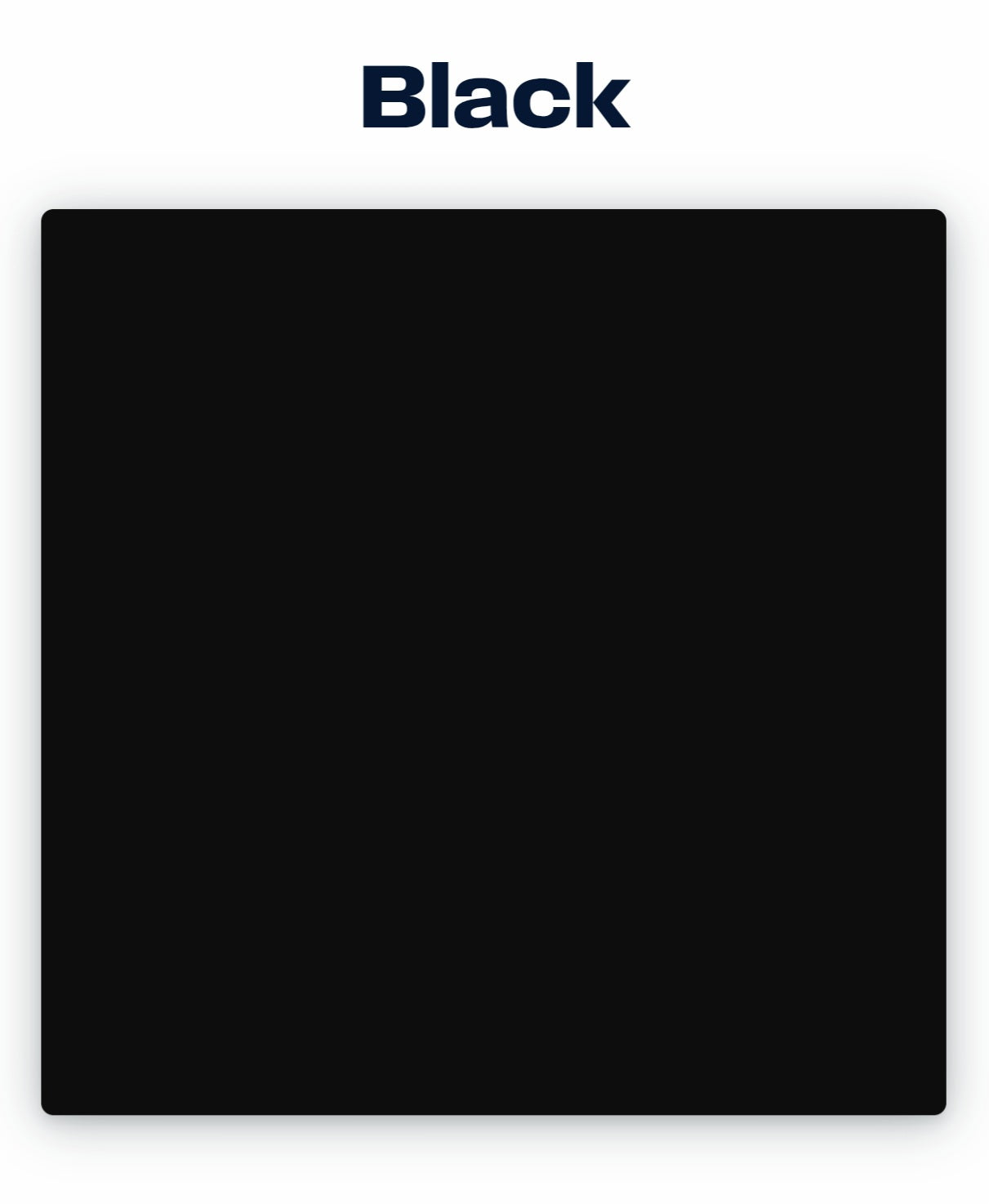 Solid Color Polyurea Base